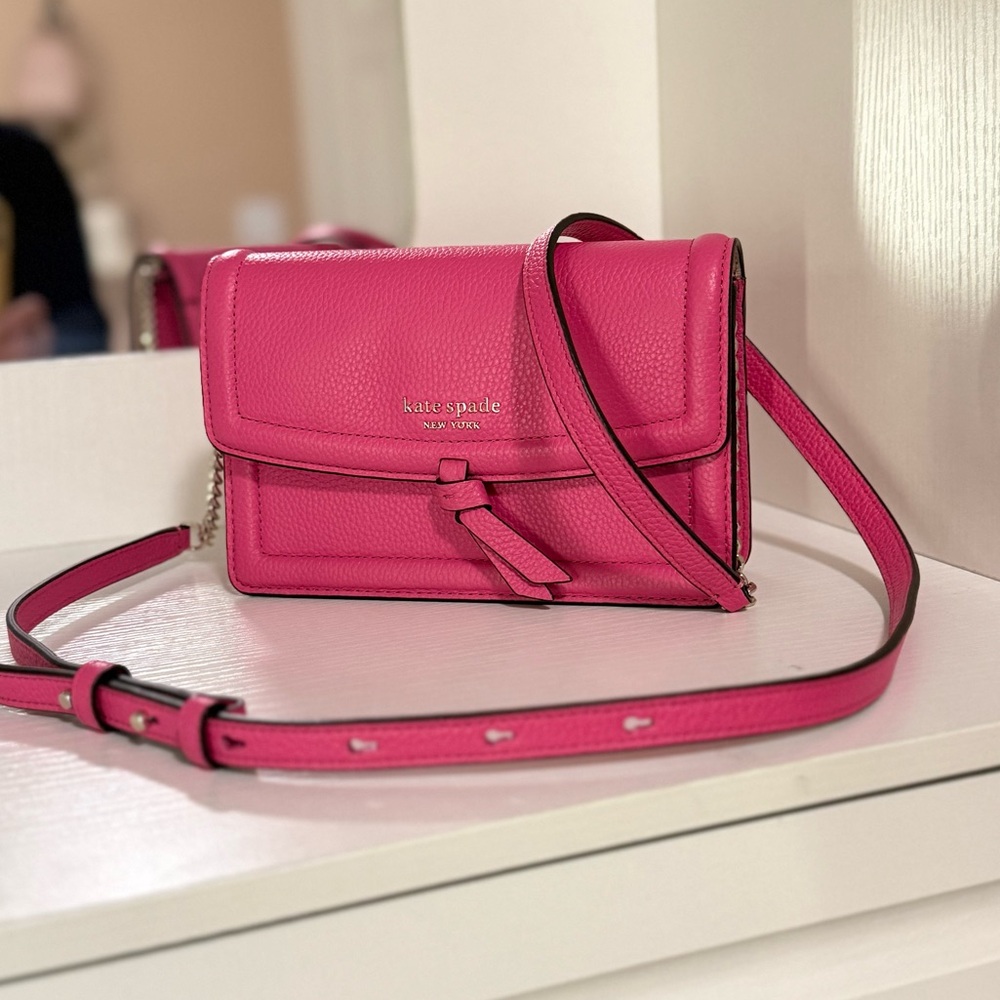 Kate Spade Pink Leather Crossbody Bag